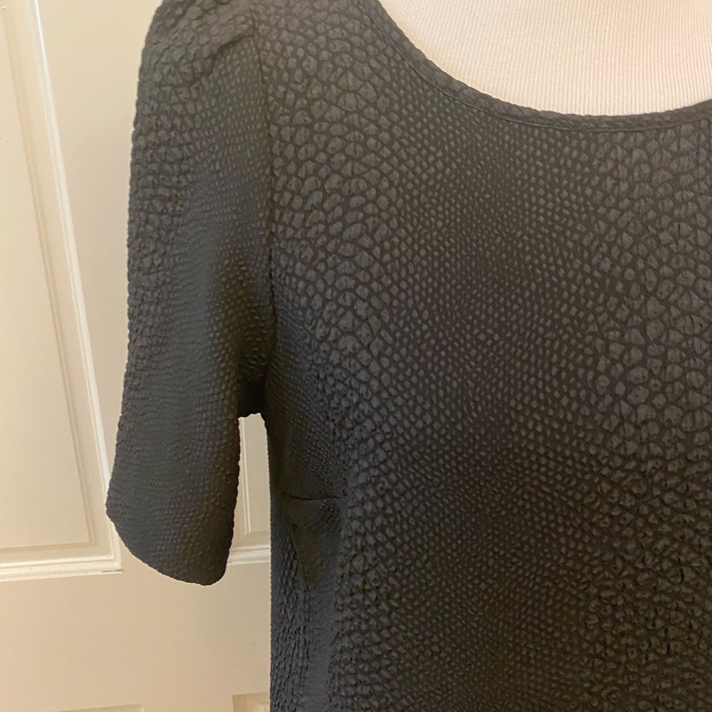 Banana Republic🍌 Croc texture🐊 puff-sleeve top